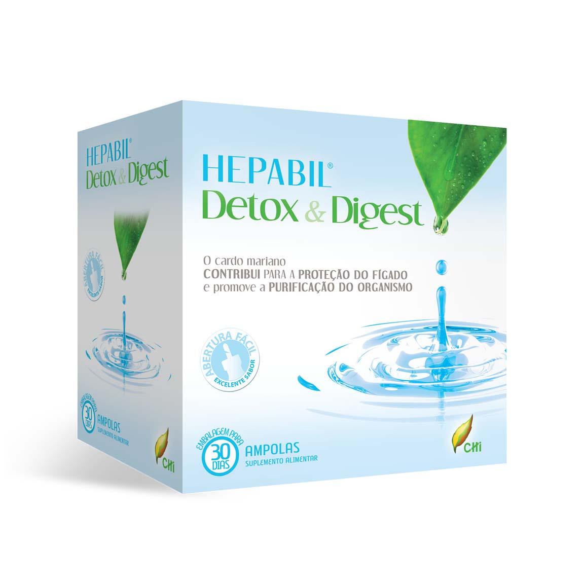 Hepabil Detox 30 Ampolas | Área BIo