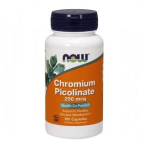 Crómio (Picolinato) 200 mcg 100 caps.