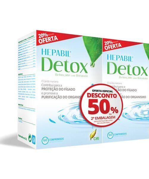 Hepabil Detox Pack 2×60 comprimidos
