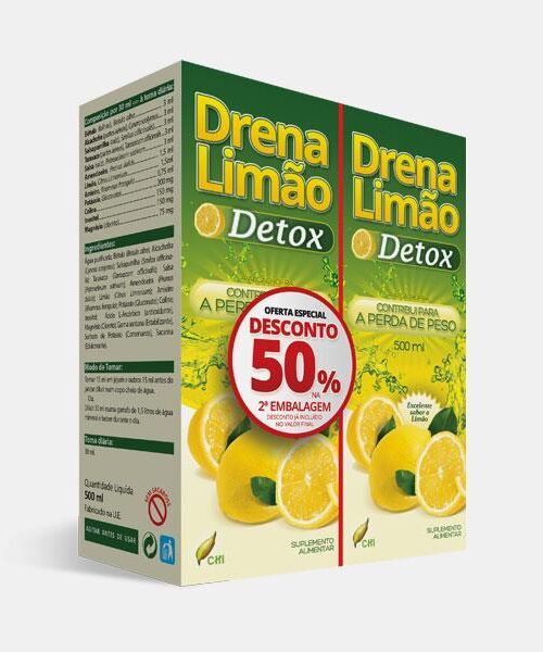 Drena Limão Detox Pack 2×500 ml