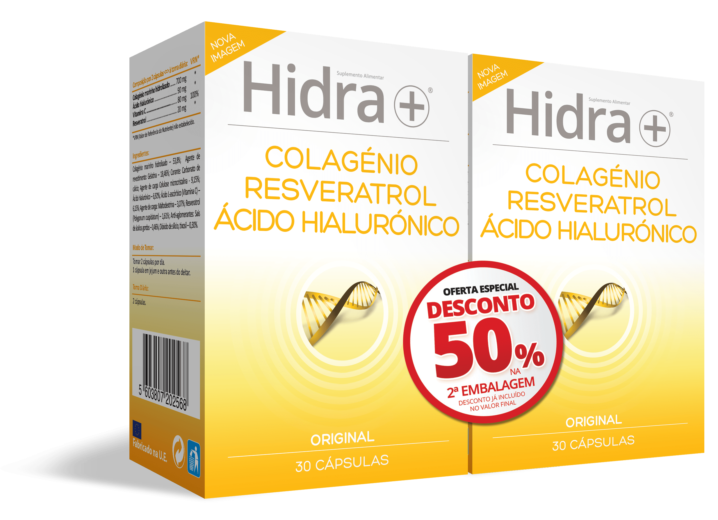 Hidra+ Platinium Pack 2x30 Cápsulas